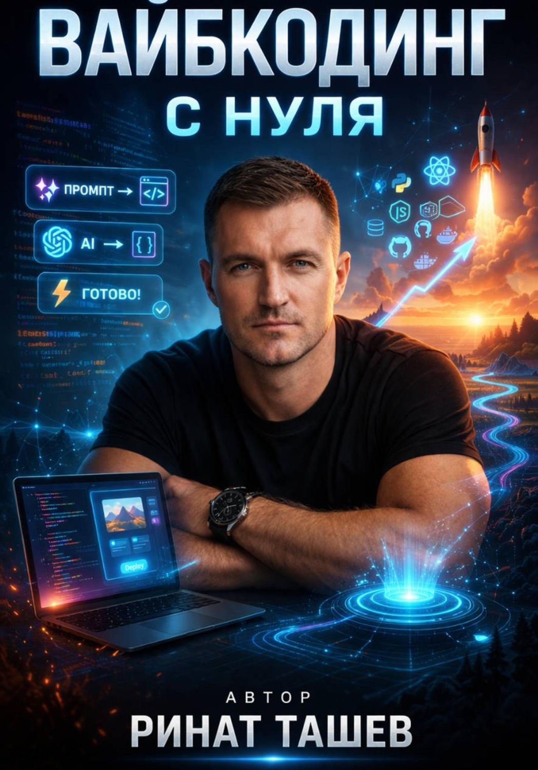 Обложка книги «Вайбкодинг с нуля»