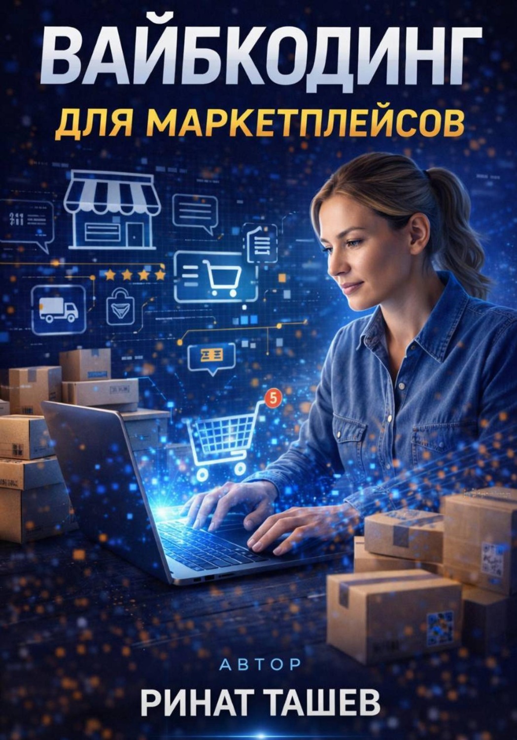 Обложка книги «Вайбкодинг для маркетплейсов»