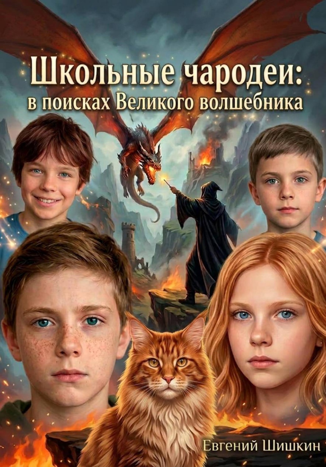 Обложка книги «Школьные чародеи: в поисках Великого волшебника»