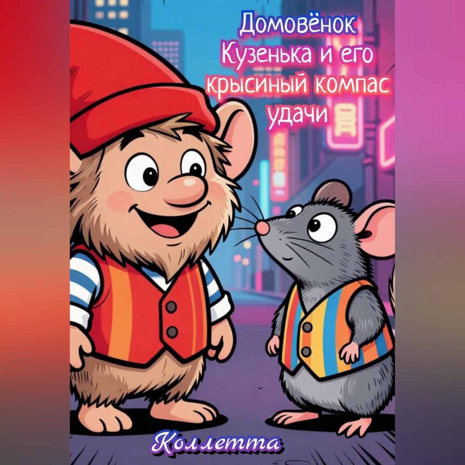 Обложка книги «Домовёнок Кузенька и его крысиный компас удачи»