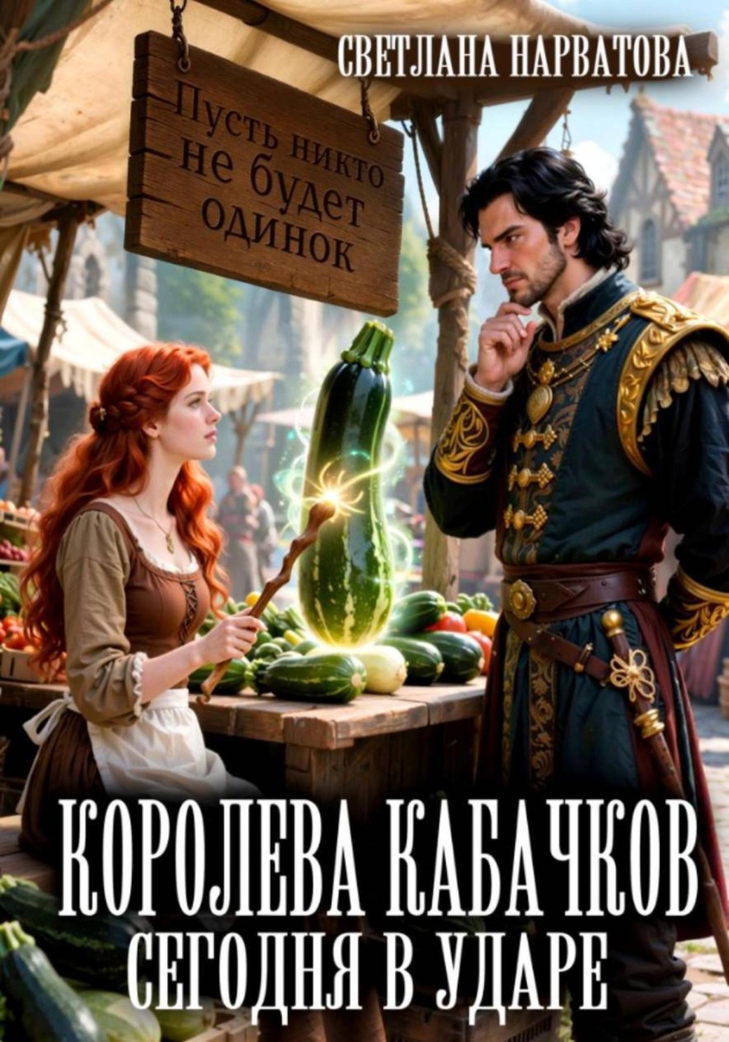 Обложка книги «Королева кабачков сегодня в ударе»