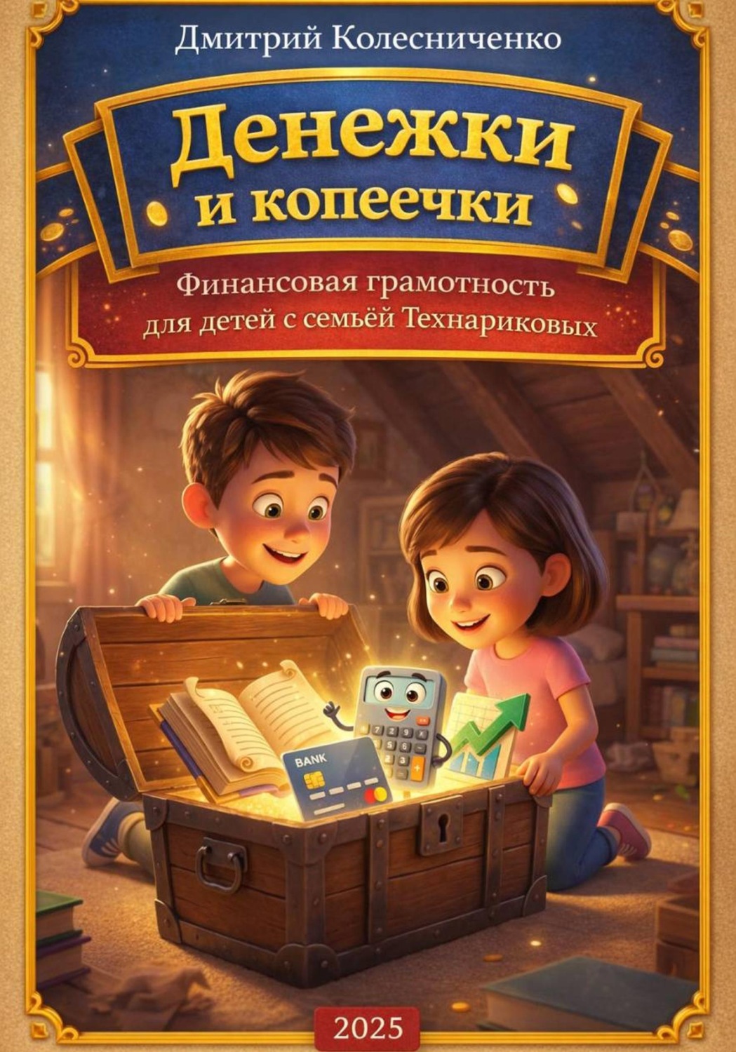 Обложка книги «Денежки и копеечки. Финансовая грамотность для детей»