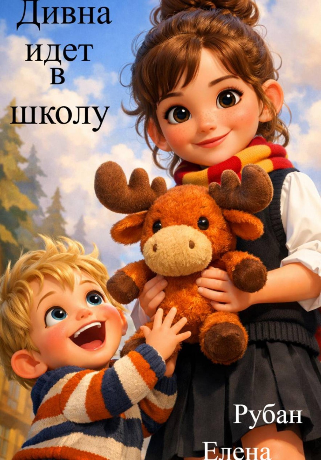 Обложка книги «Дивна идет в школу»