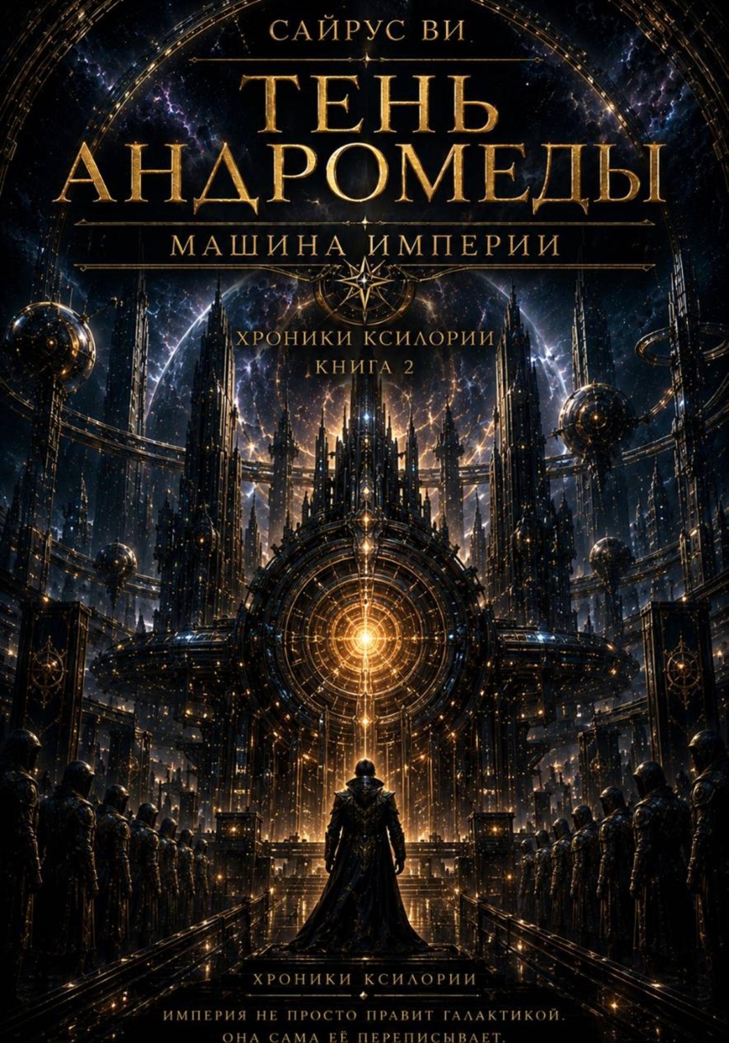 Обложка книги «Тень Андромеды: Хроники Ксилории. Книга 2. Машина империи»