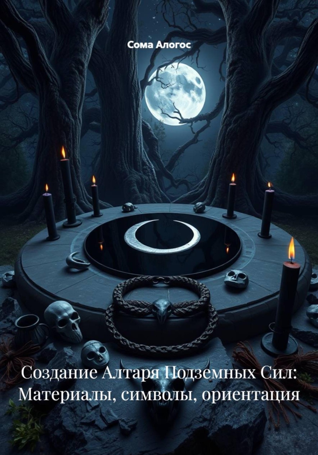 Обложка книги «Создание Алтаря Подземных Сил: Материалы, символы, ориентация»