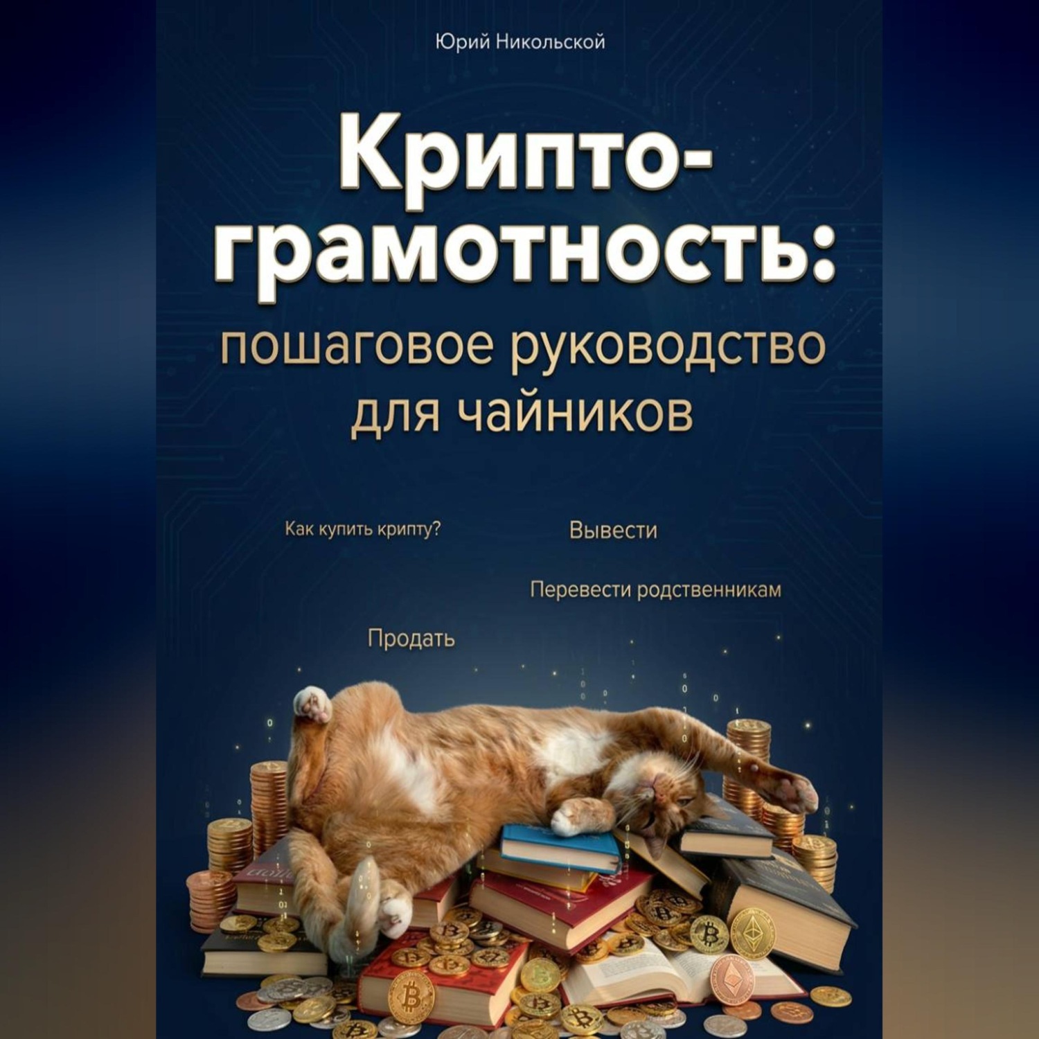 Обложка книги «Криптограмотность: пошаговое руководство, как купить и перевести крипту»