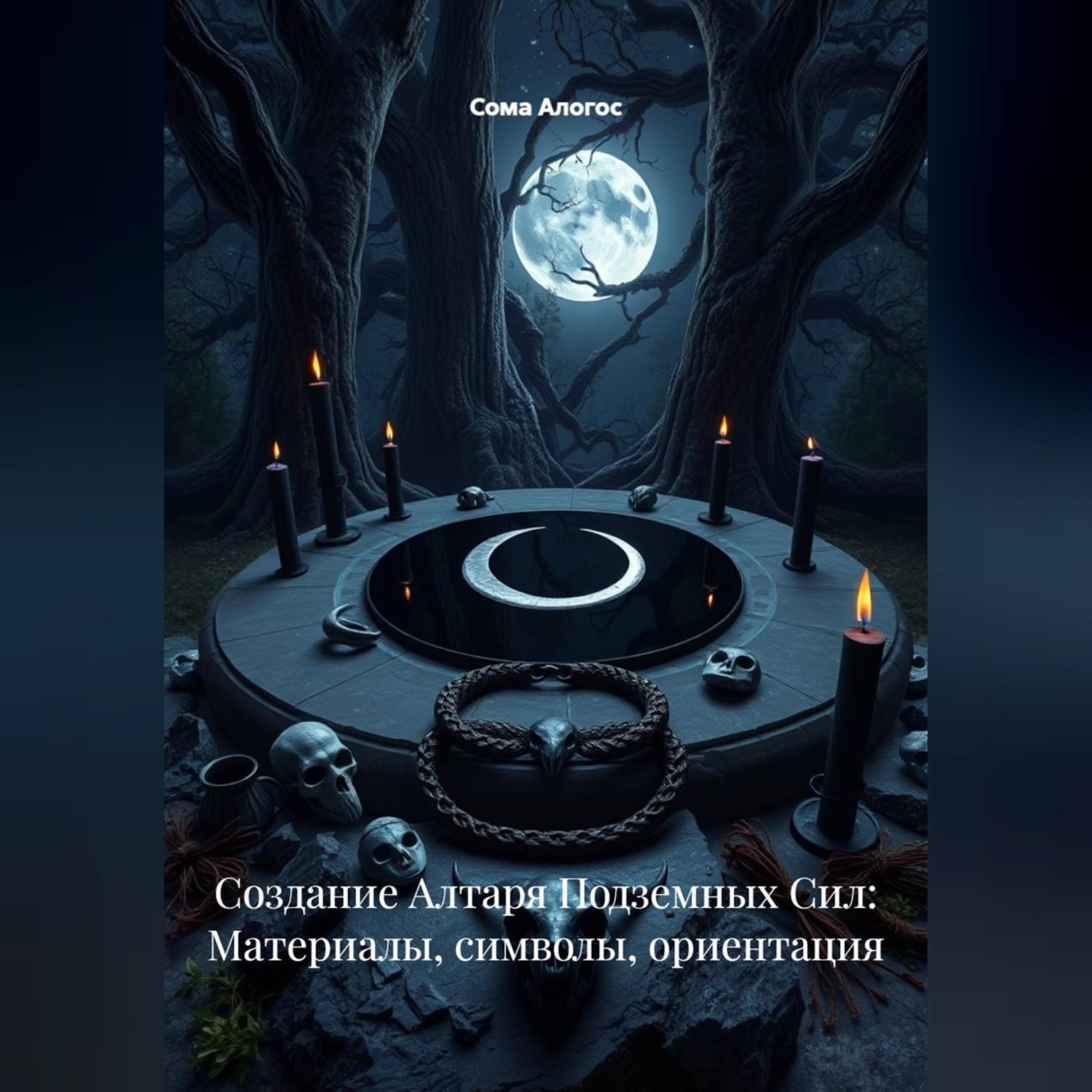 Обложка книги «Создание Алтаря Подземных Сил: Материалы, символы, ориентация»
