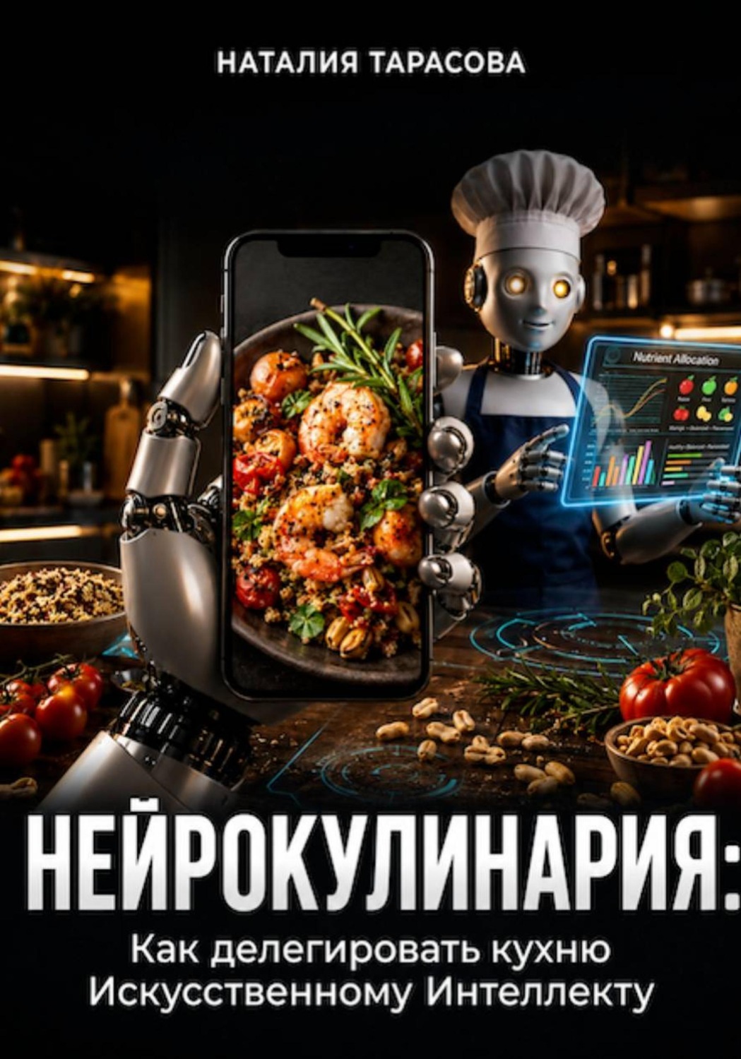 Обложка книги «Нейрокулинария: Как делегировать кухню Искусственному Интеллекту»