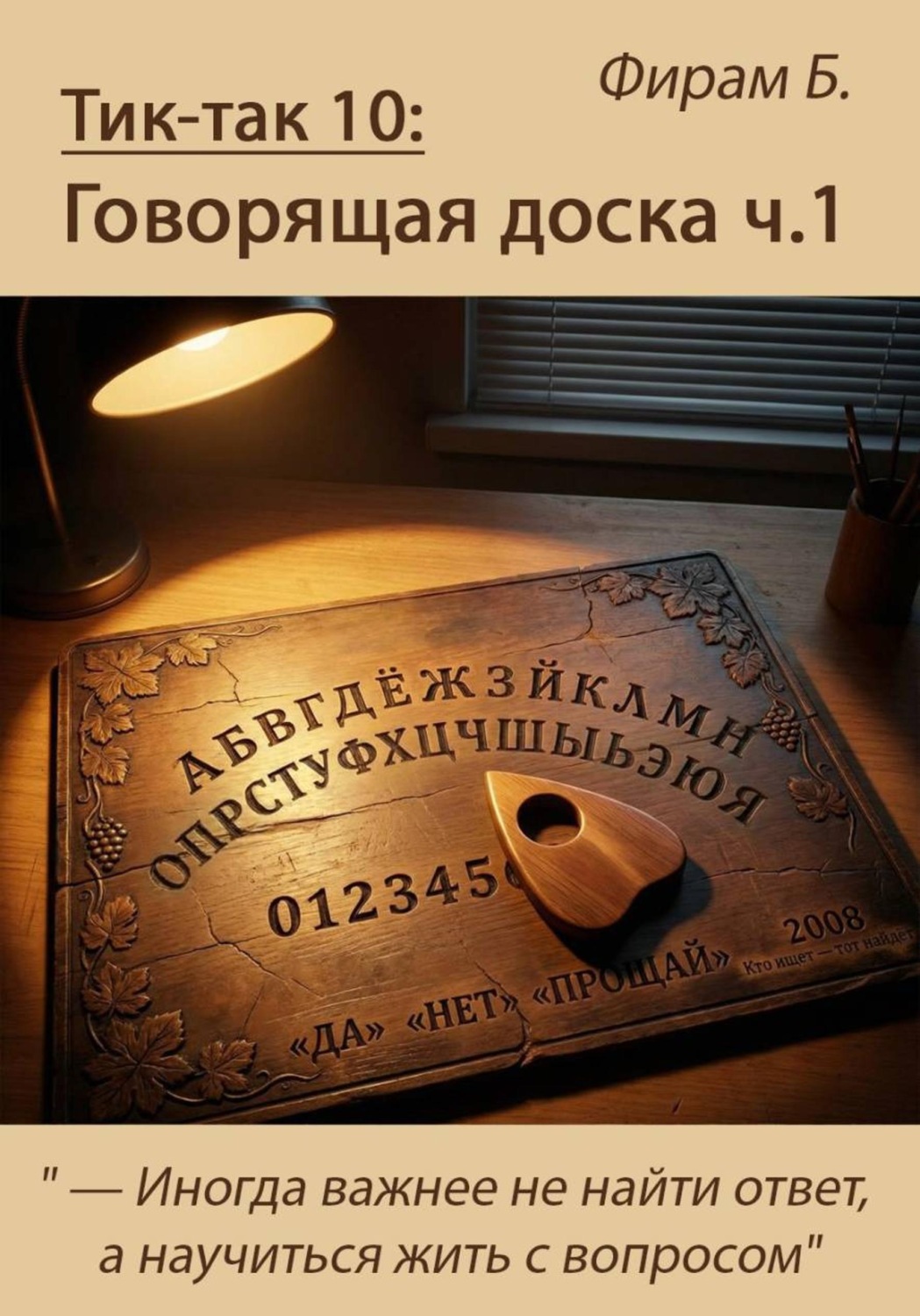 Обложка книги «Тик-так 10: Говорящая доска ч.1»