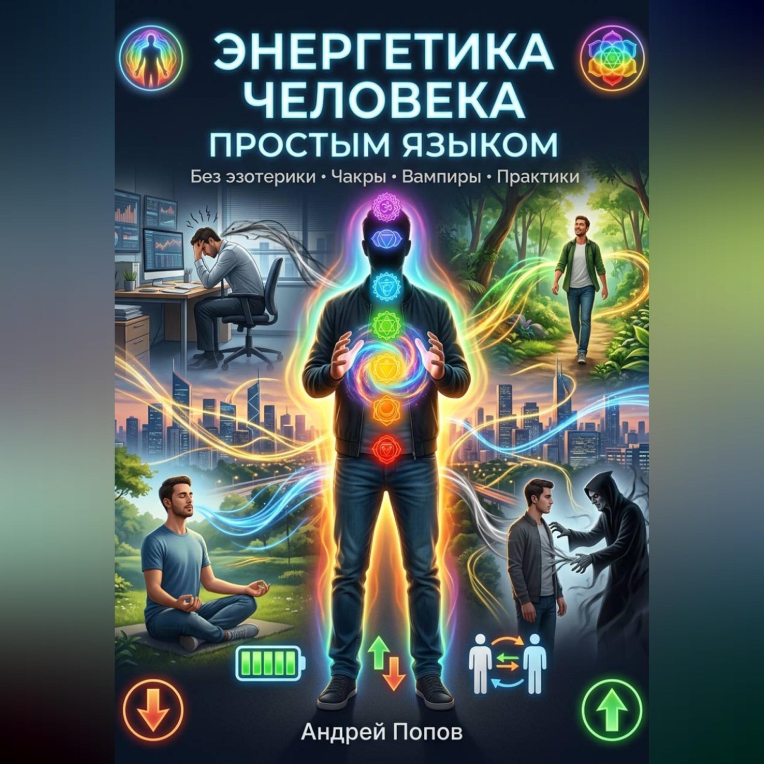 Обложка книги «Энергетика человека простым языком»