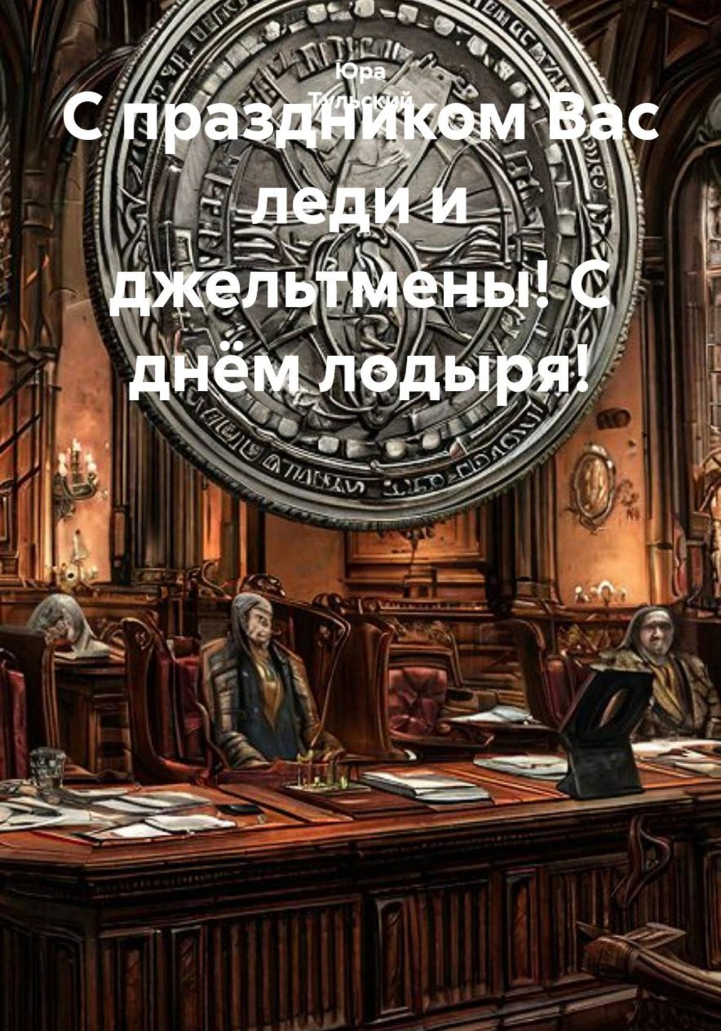 Обложка книги «С праздником Вас леди и джельтмены! С днём лодыря!»