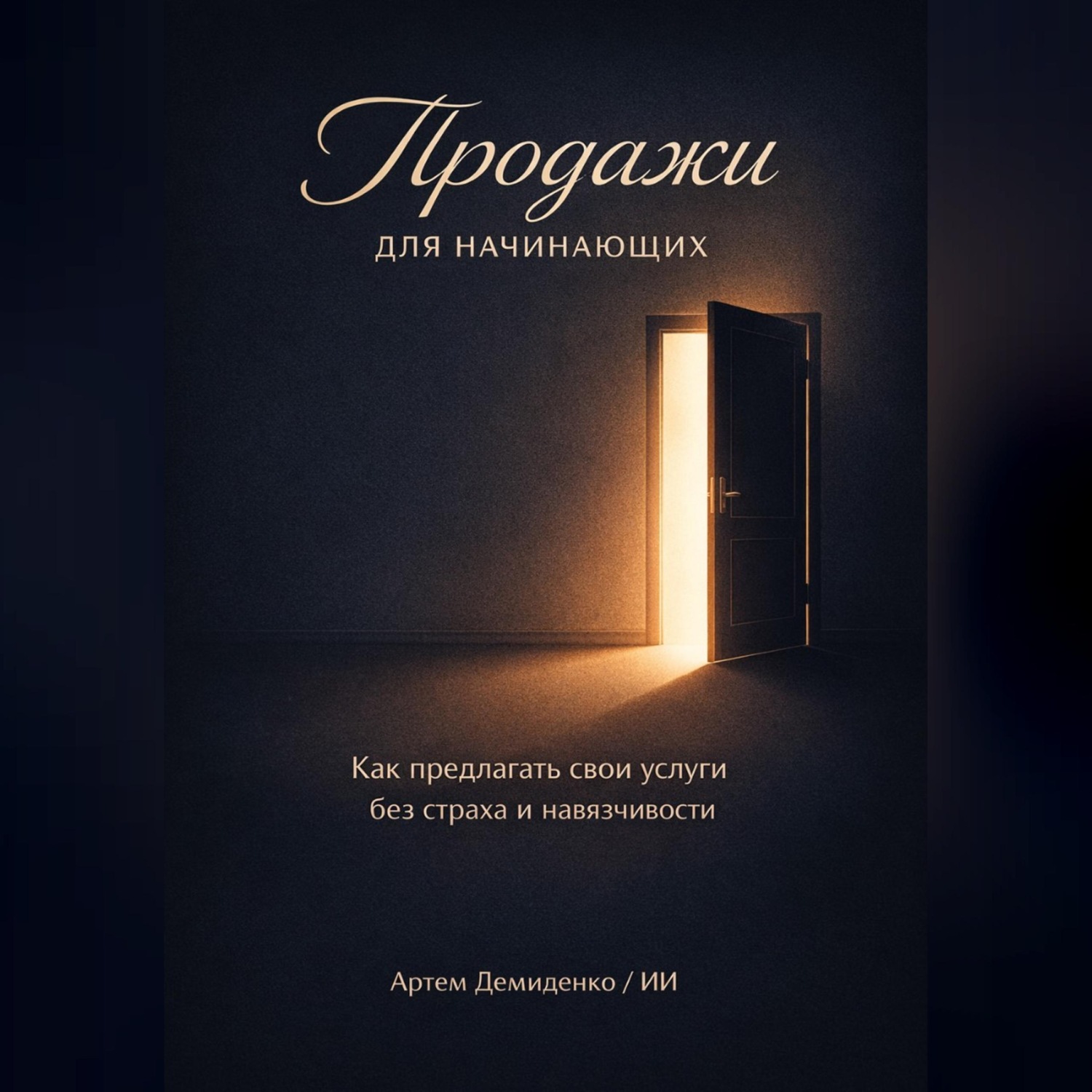 Обложка книги «Продажи для начинающих: Как предлагать свои услуги без страха и навязчивости»