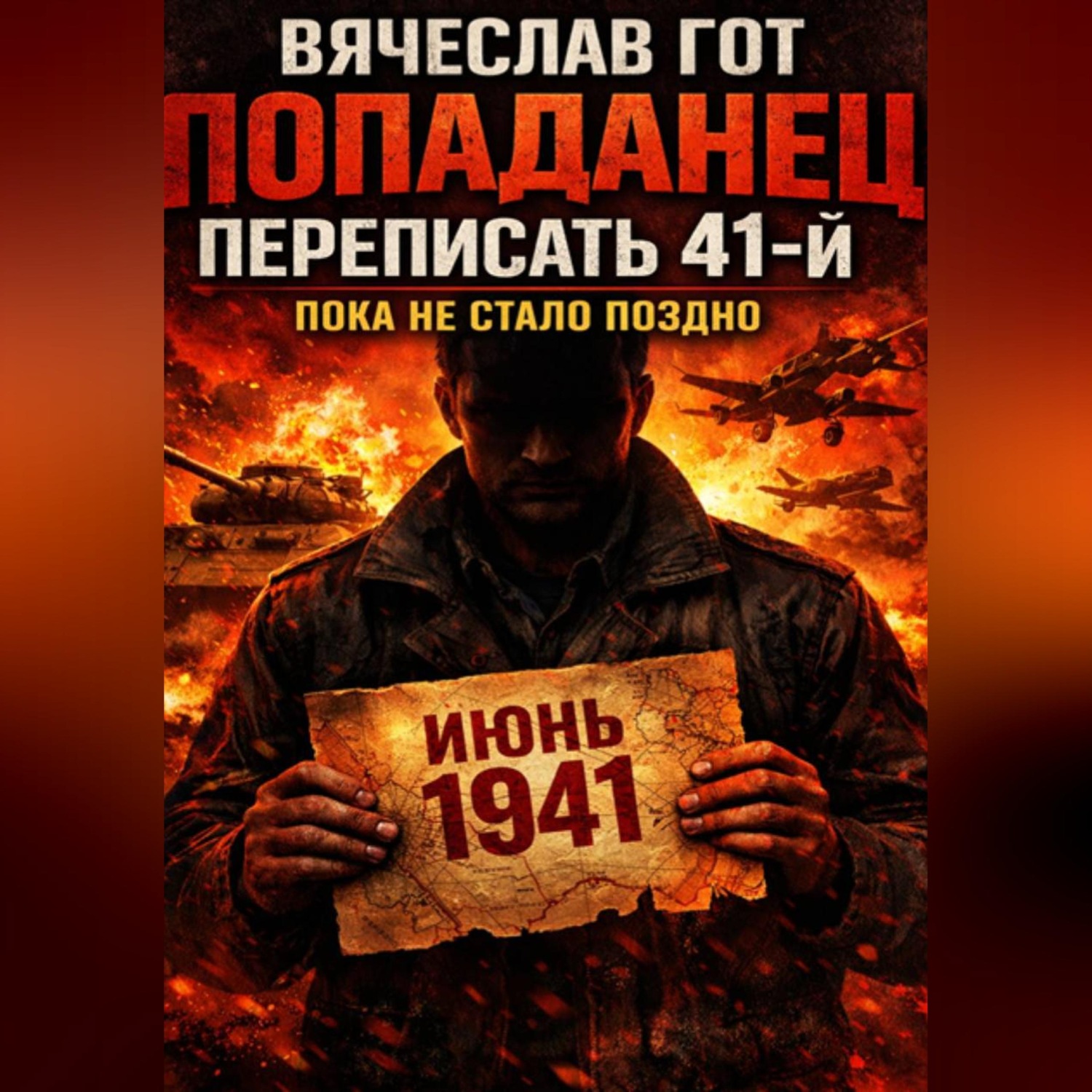 Обложка книги «Попаданец. Переписать 41-й — пока не стало поздно»