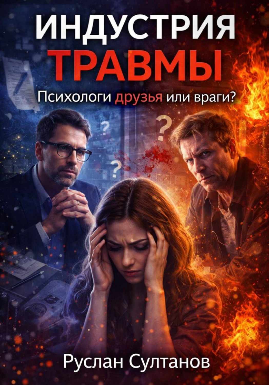 Обложка книги «Индустрия травмы. Психологи друзья или враги?»