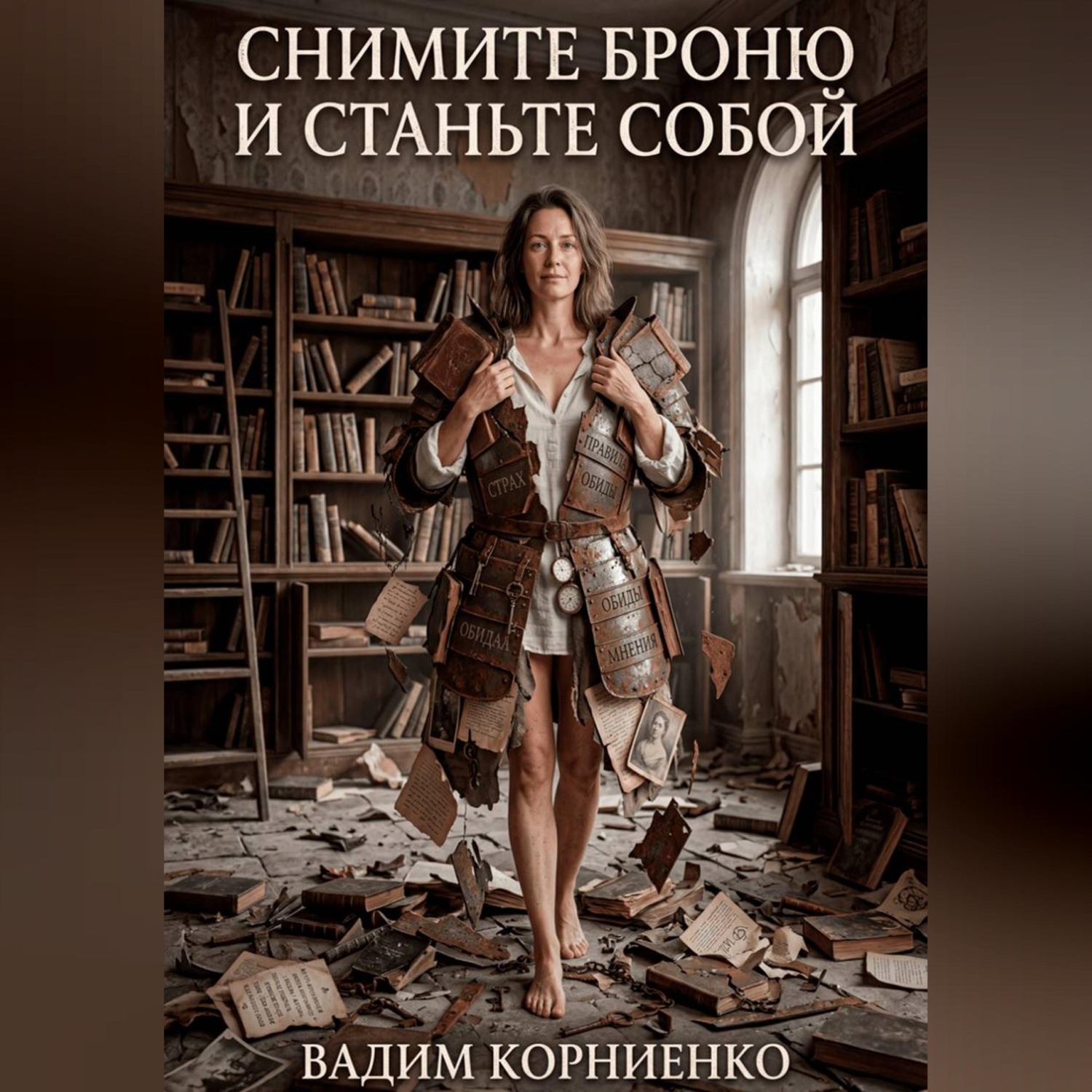 Обложка книги «Снимите броню и станьте собой»