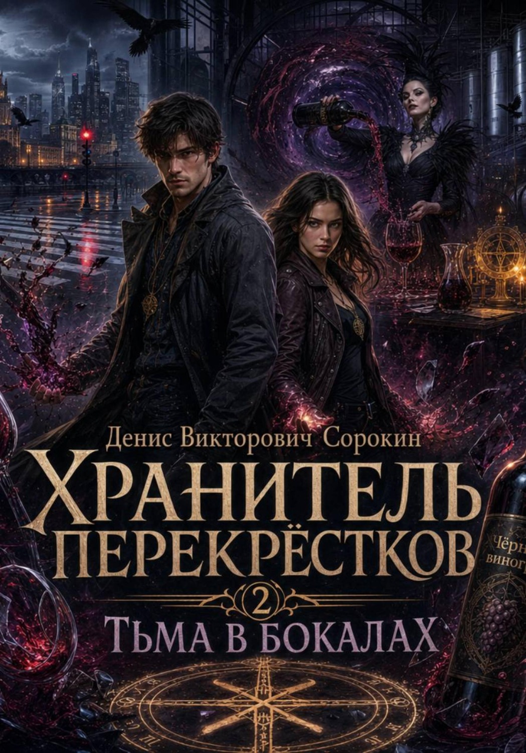Обложка книги «Хранитель перекрёстков 2 - Тьма в бокалах»