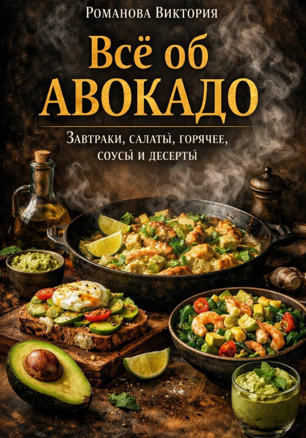 Обложка книги «Всё об авокадо: завтраки, салаты, горячее, соусы и десерты»