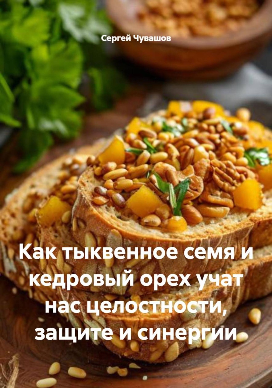 Обложка книги «Как тыквенное семя и кедровый орех учат нас целостности, защите и синергии»