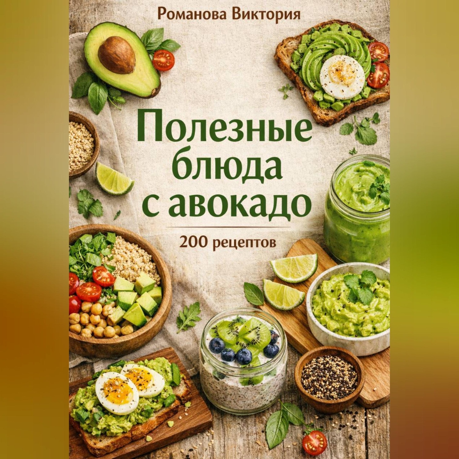 Обложка книги «Полезные блюда с авокадо»