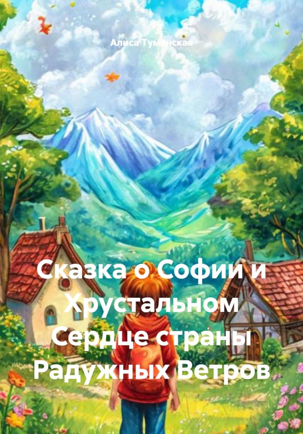 Обложка книги «Сказка о Софии и Хрустальном Сердце страны Радужных Ветров»