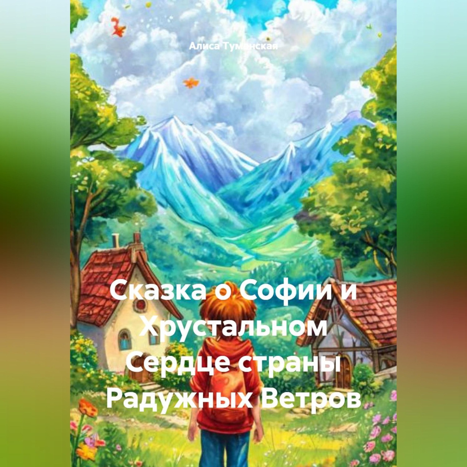Обложка книги «Сказка о Софии и Хрустальном Сердце страны Радужных Ветров»