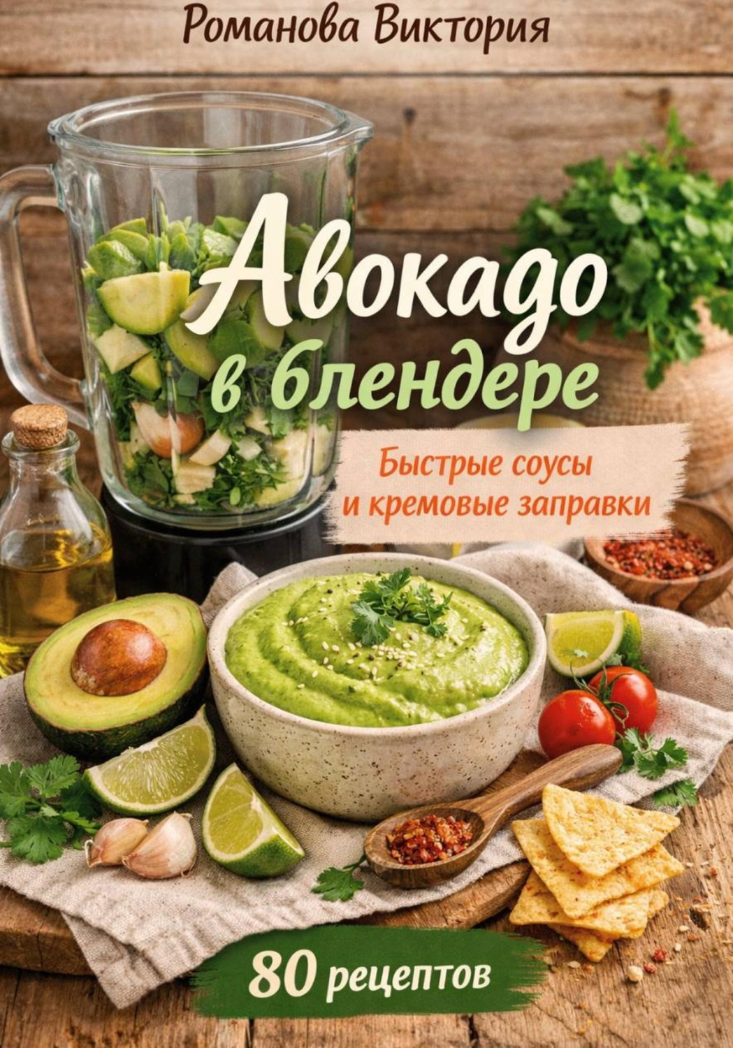 Обложка книги «Авокадо в блендере: быстрые соусы и кремовые заправки»