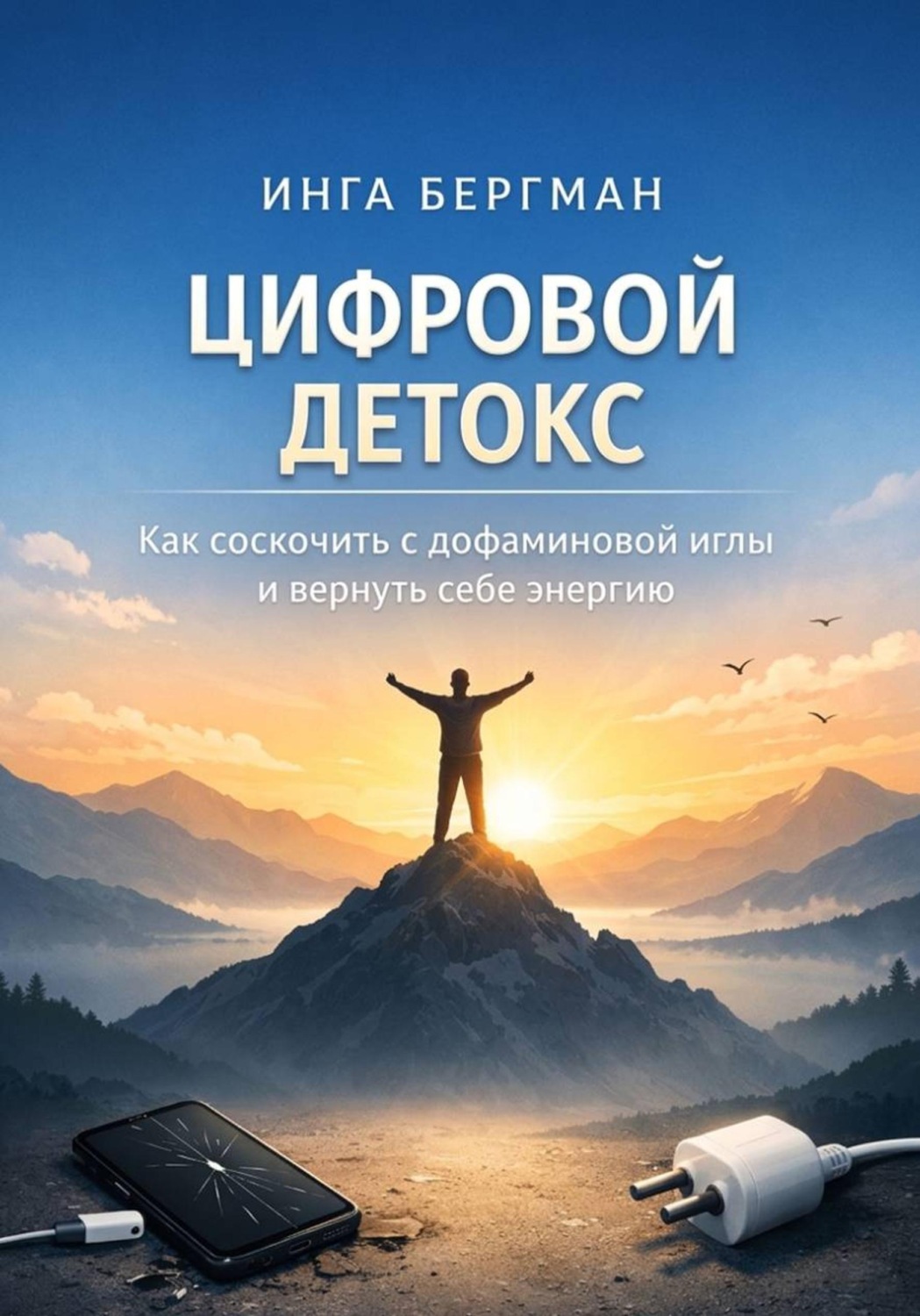Обложка книги «Цифровой детокс. Как соскочить с дофаминовой иглы и вернуть себе энергию»