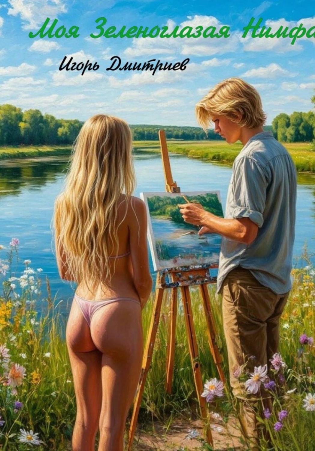 Обложка книги «Моя зеленоглазая нимфа»