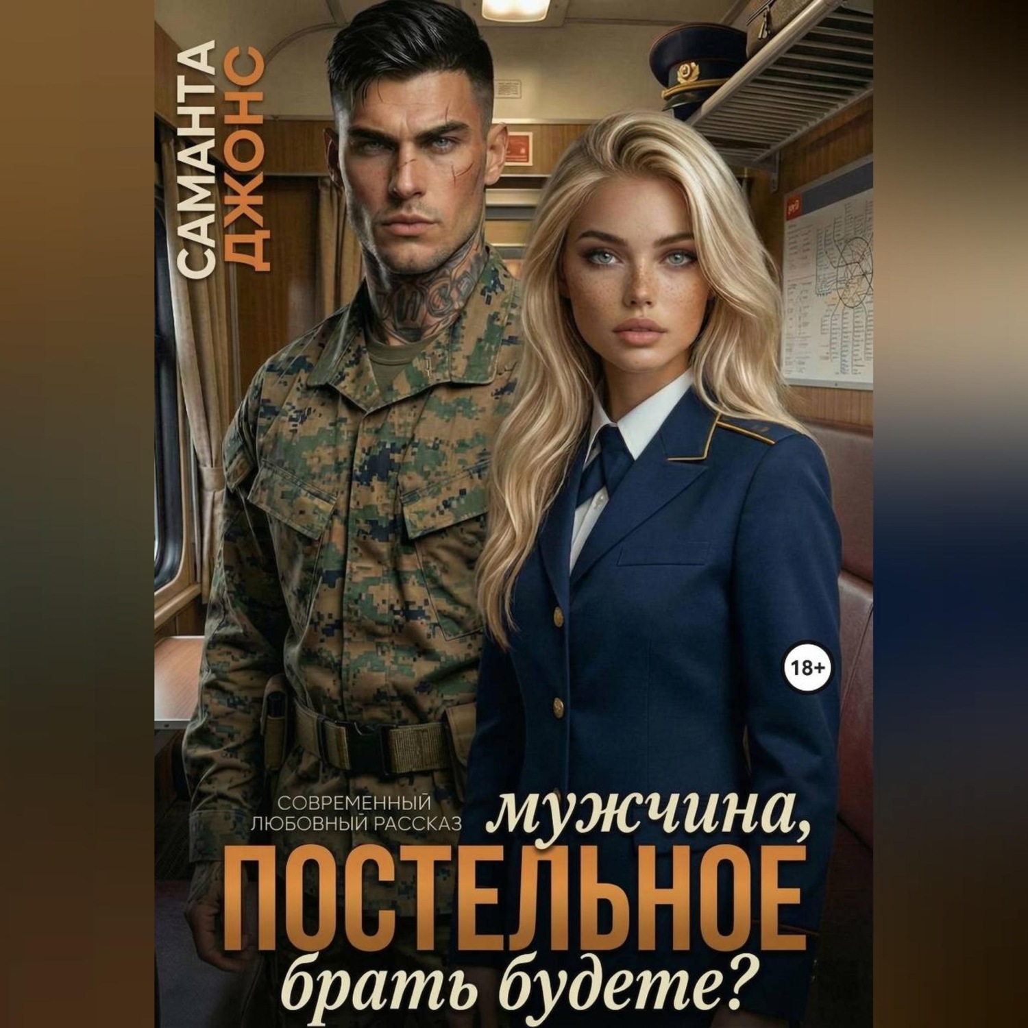 Обложка книги «Мужчина, постельное брать будете? Современный любовный рассказ»