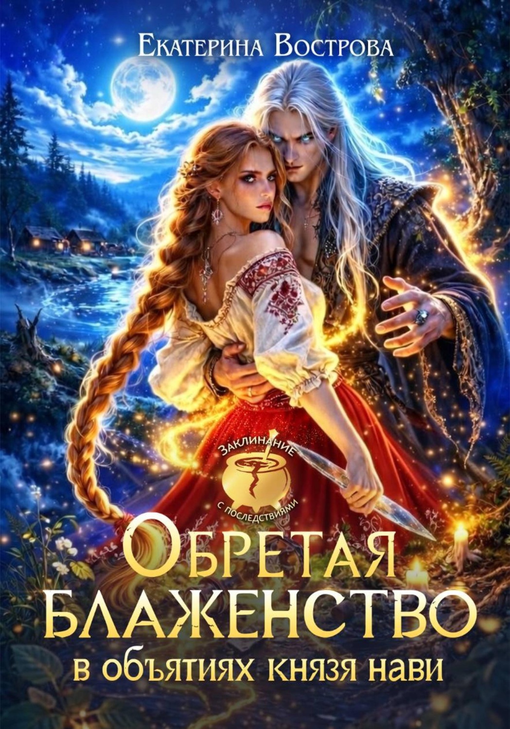 Обложка книги «Обретая блаженство в объятиях князя Нави»