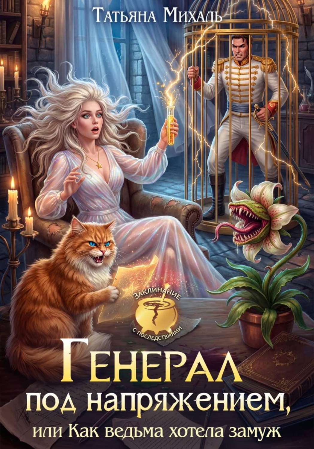 Обложка книги «Генерал под напряжением, или Как ведьма хотела замуж»