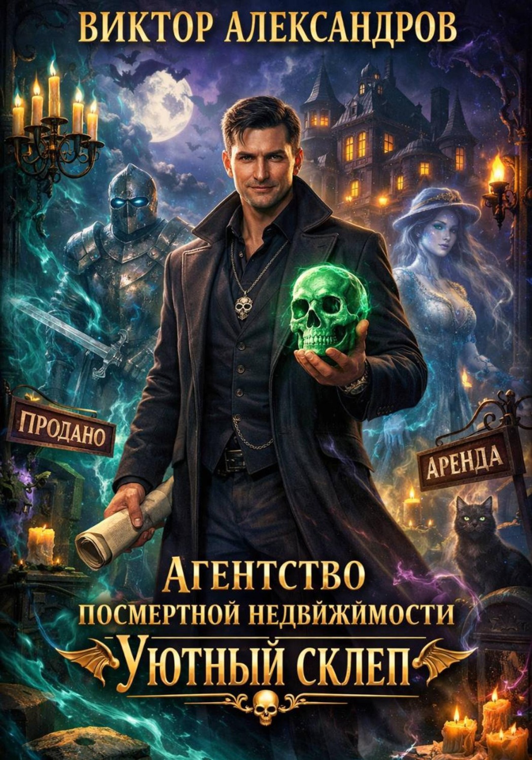 Обложка книги «Агентство посмертной недвижимости "Уютный Склеп"»