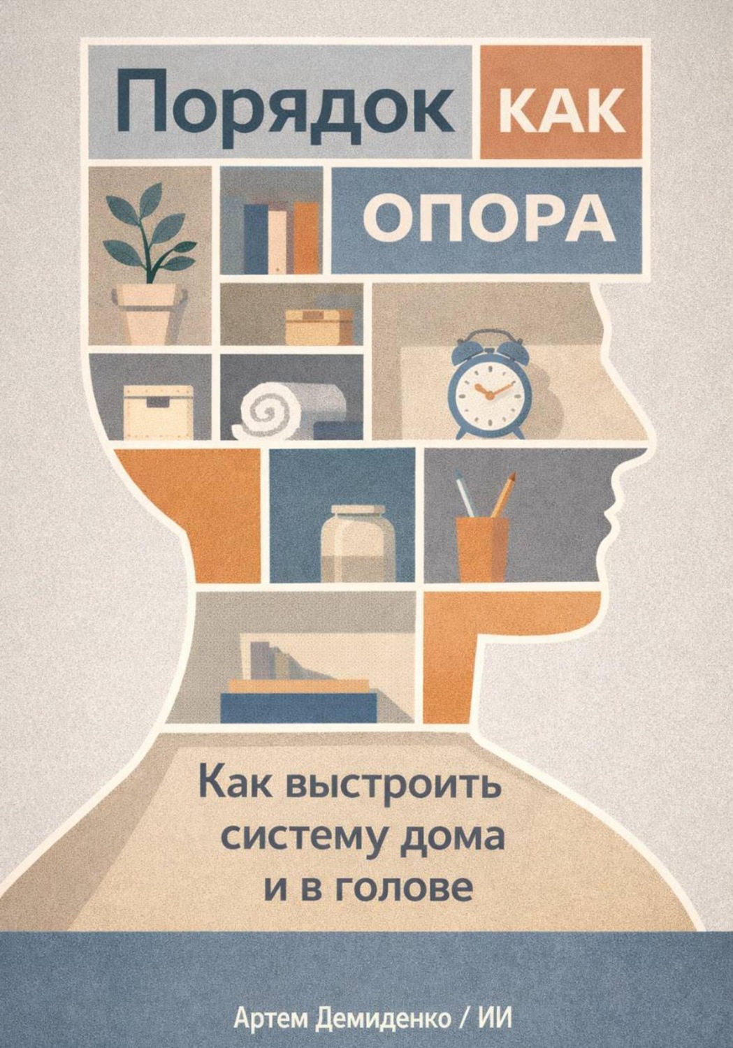 Обложка книги «Порядок как опора: Как выстроить систему дома и в голове»