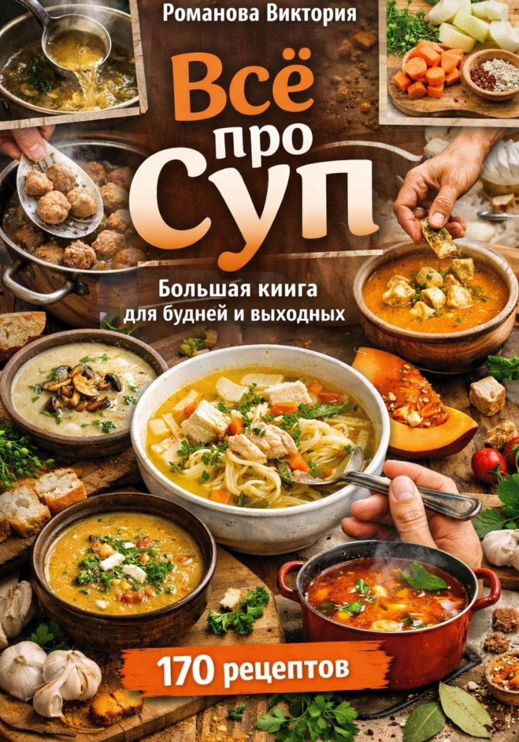 Обложка книги «Всё про суп: большая книга для будней и выходных»