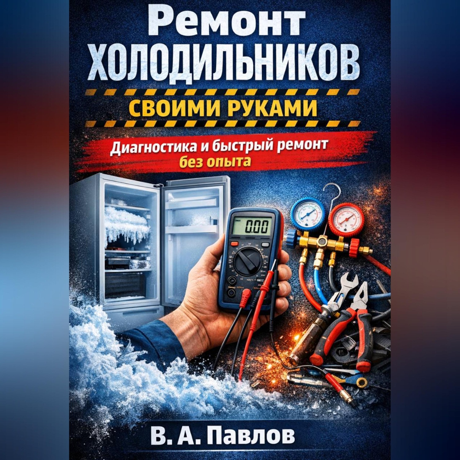 Обложка книги «Ремонт холодильников своими руками: диагностика и быстрый ремонт без опыта»