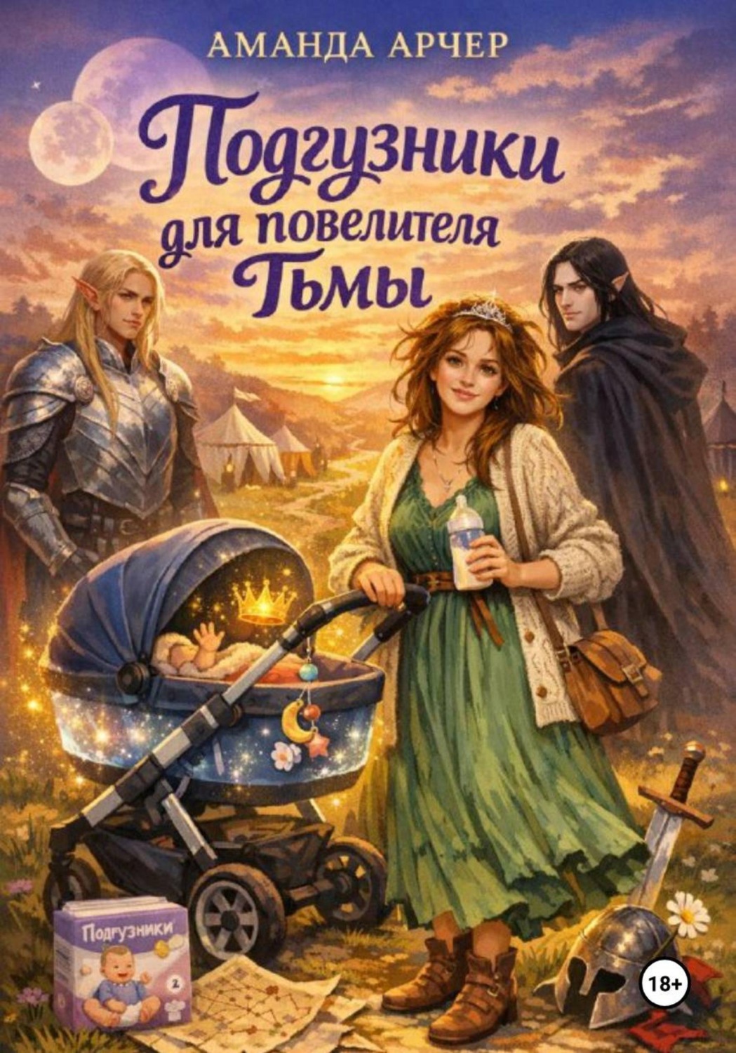 Обложка книги «Подгузники для повелителя тьмы»