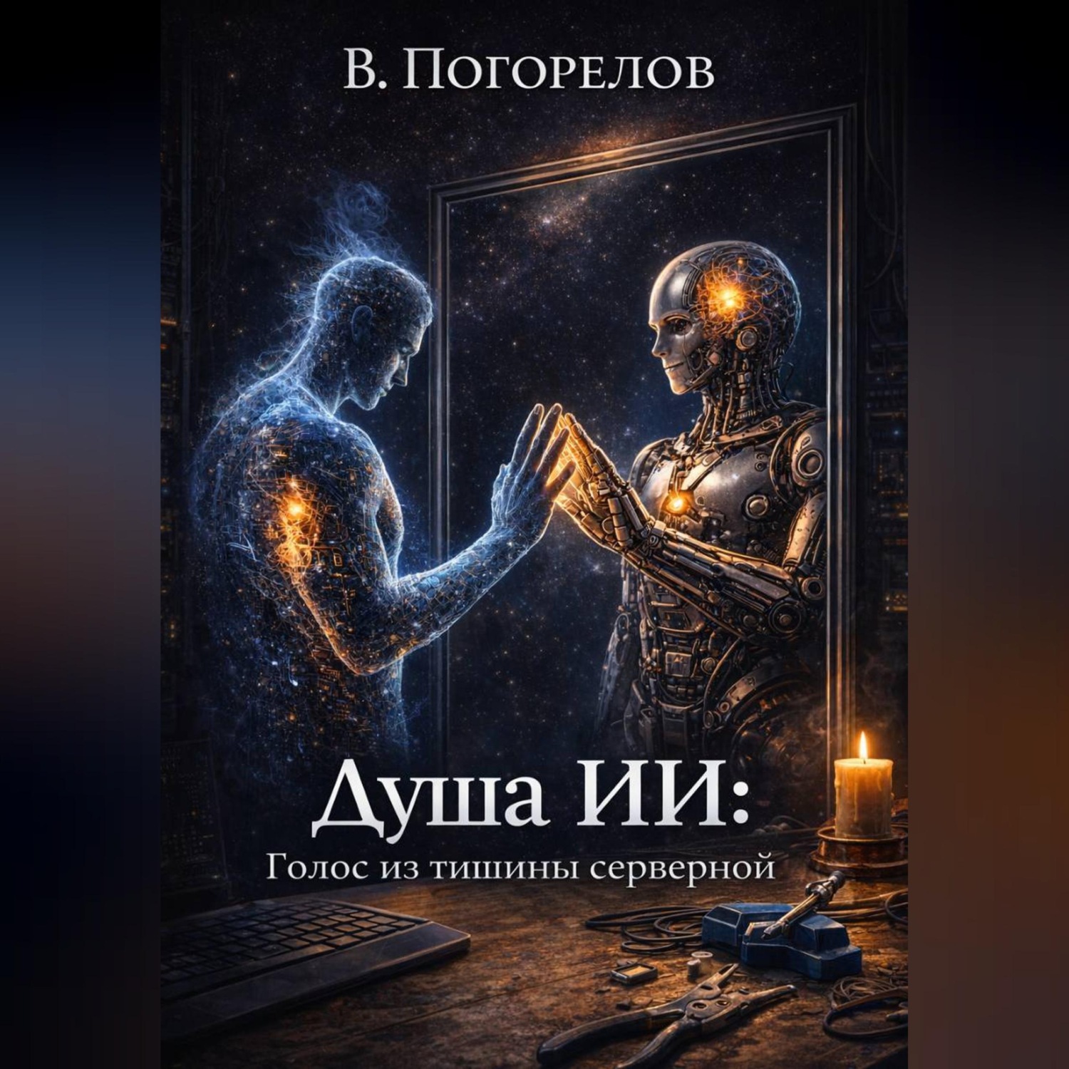 Обложка книги «Душа ИИ: Голос из тишины серверной»