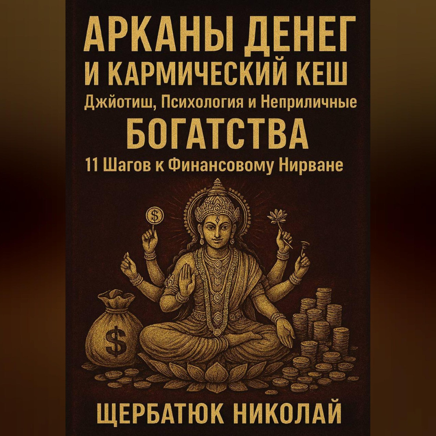 Обложка книги «Арканы Денег И Кармический Кеш: Джйотиш, Психология и Неприличные Богатства. 11 Шагов к Финансовому Нирване»
