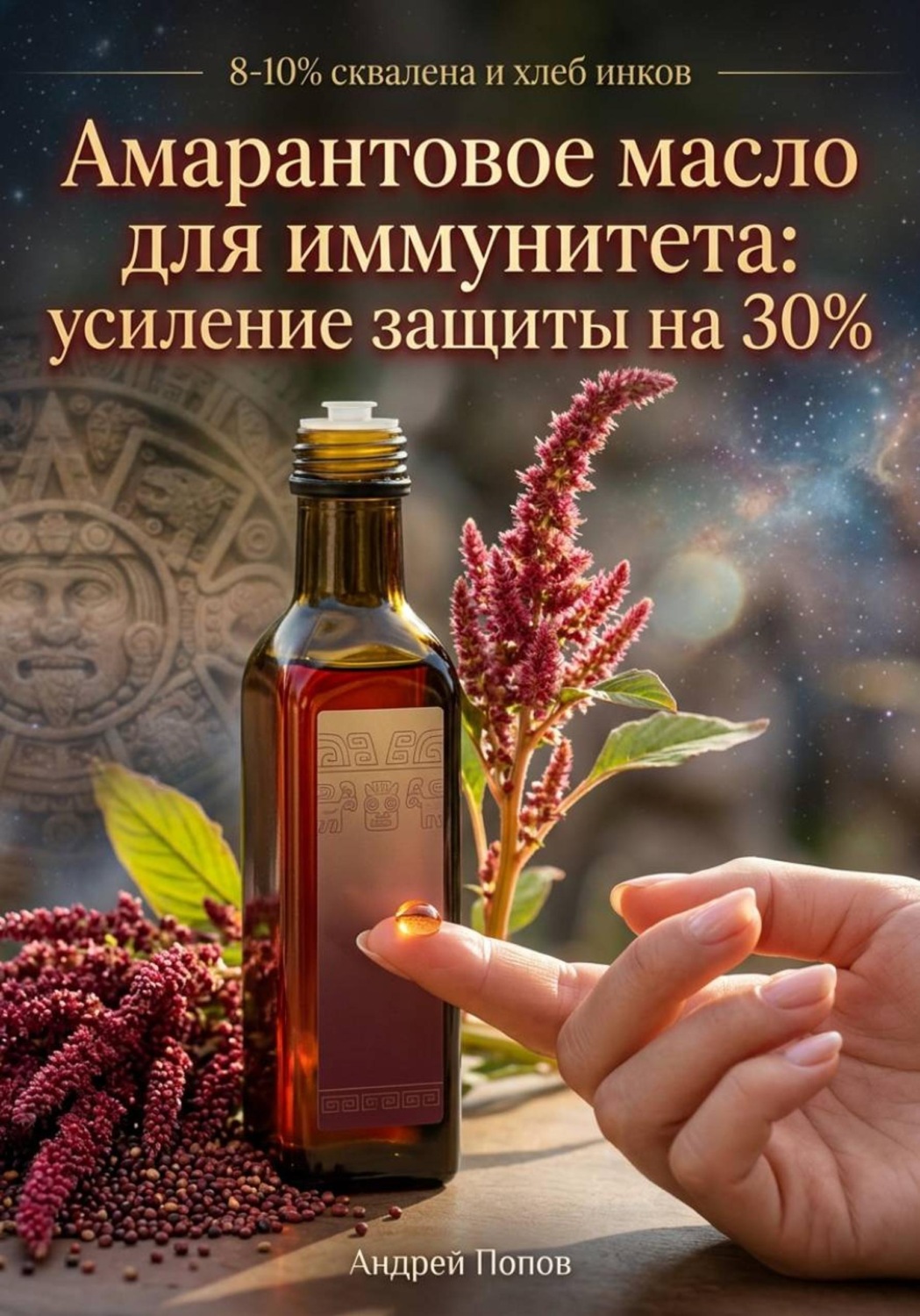 Обложка книги «Амарантовое масло для иммунитета: усиление защиты на 30%»
