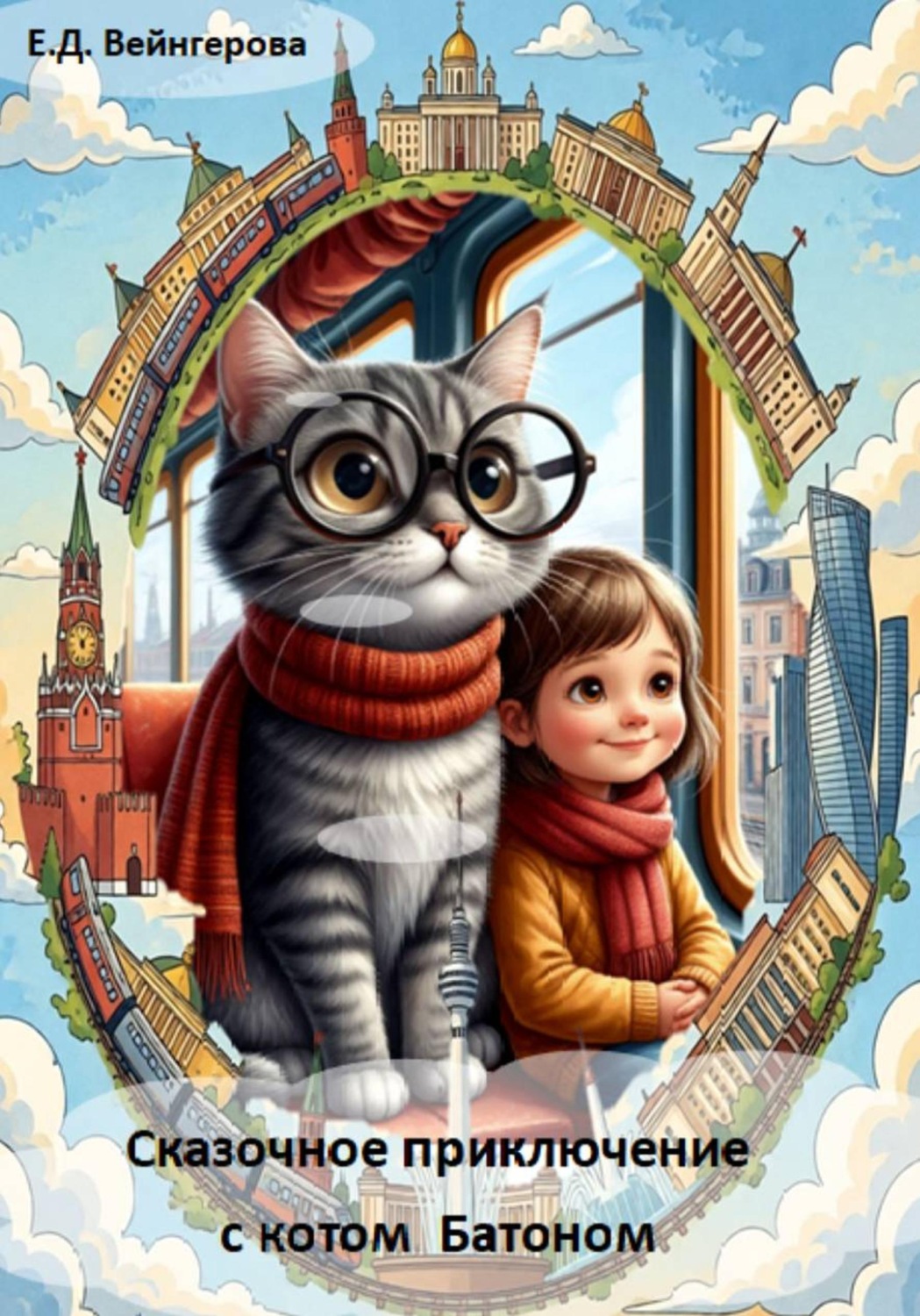 Обложка книги «Сказочное приключение с котом Батоном»
