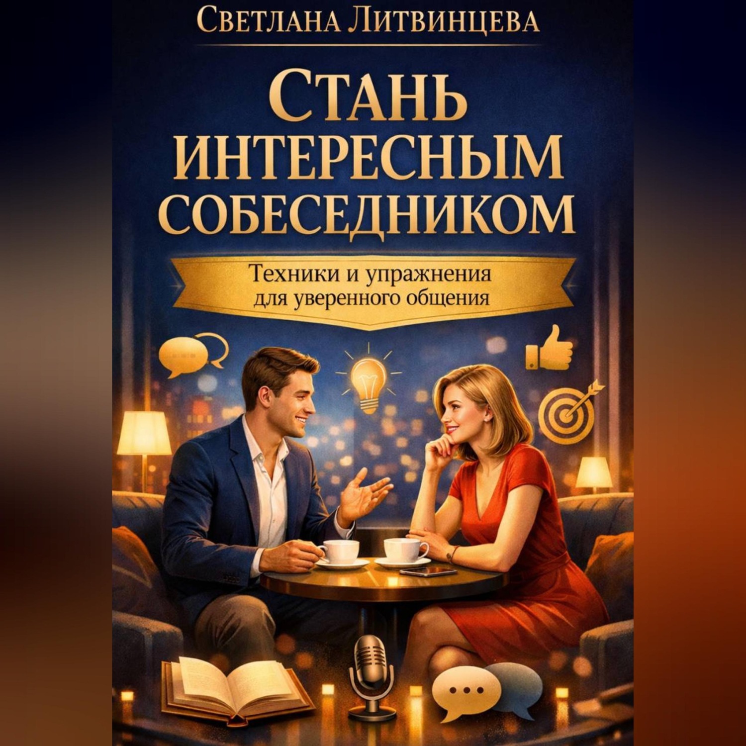 Обложка книги «Стань интересным собеседником. Техники и упражнения для уверенного общения»