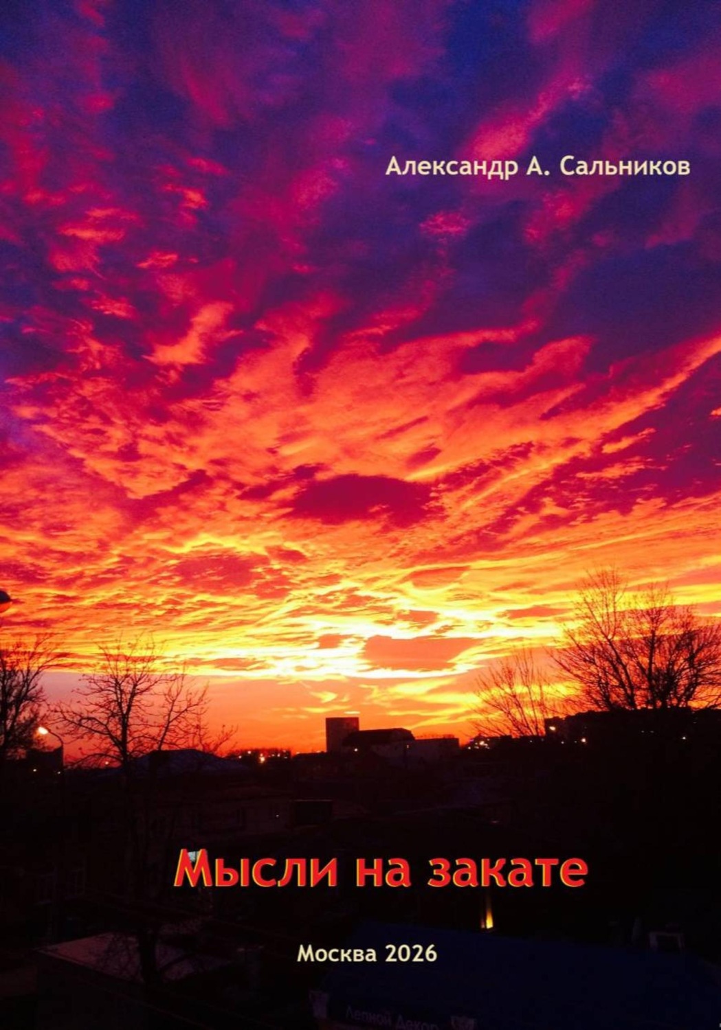 Обложка книги «Мысли на закате»