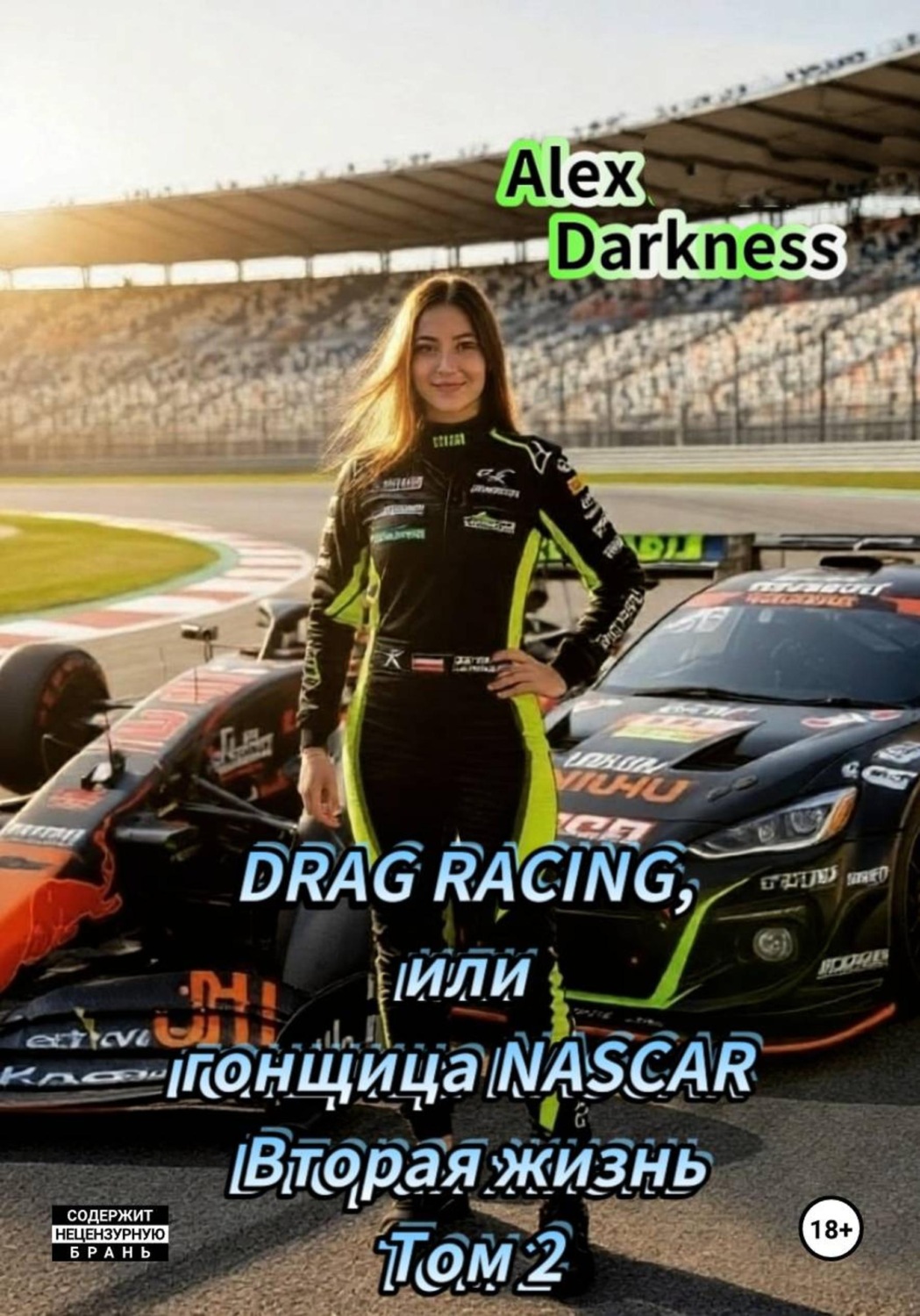 Обложка книги «DRAG RACING, или Гонщица NASCAR. Вторая жизнь. Том 2»