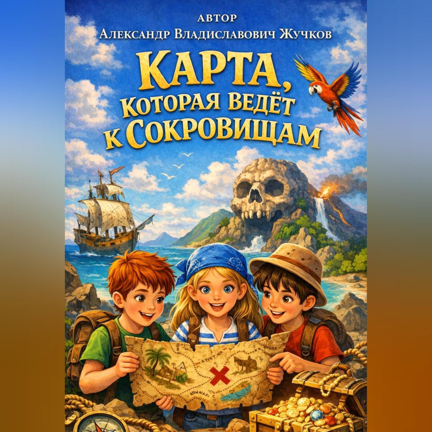 Обложка книги «Карта, Которая Ведёт к Сокровищам»