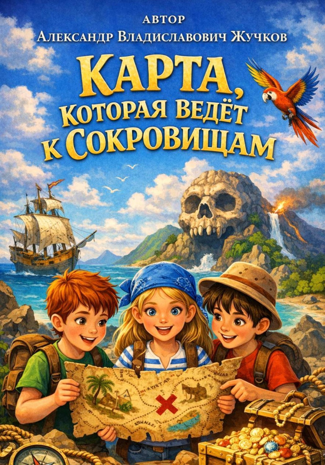 Обложка книги «Карта, Которая Ведёт к Сокровищам»