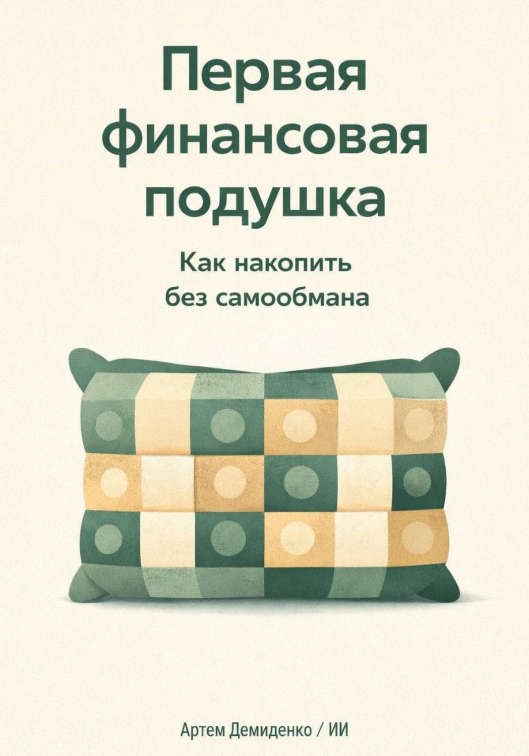 Обложка книги «Первая финансовая подушка: Как накопить без самообмана»