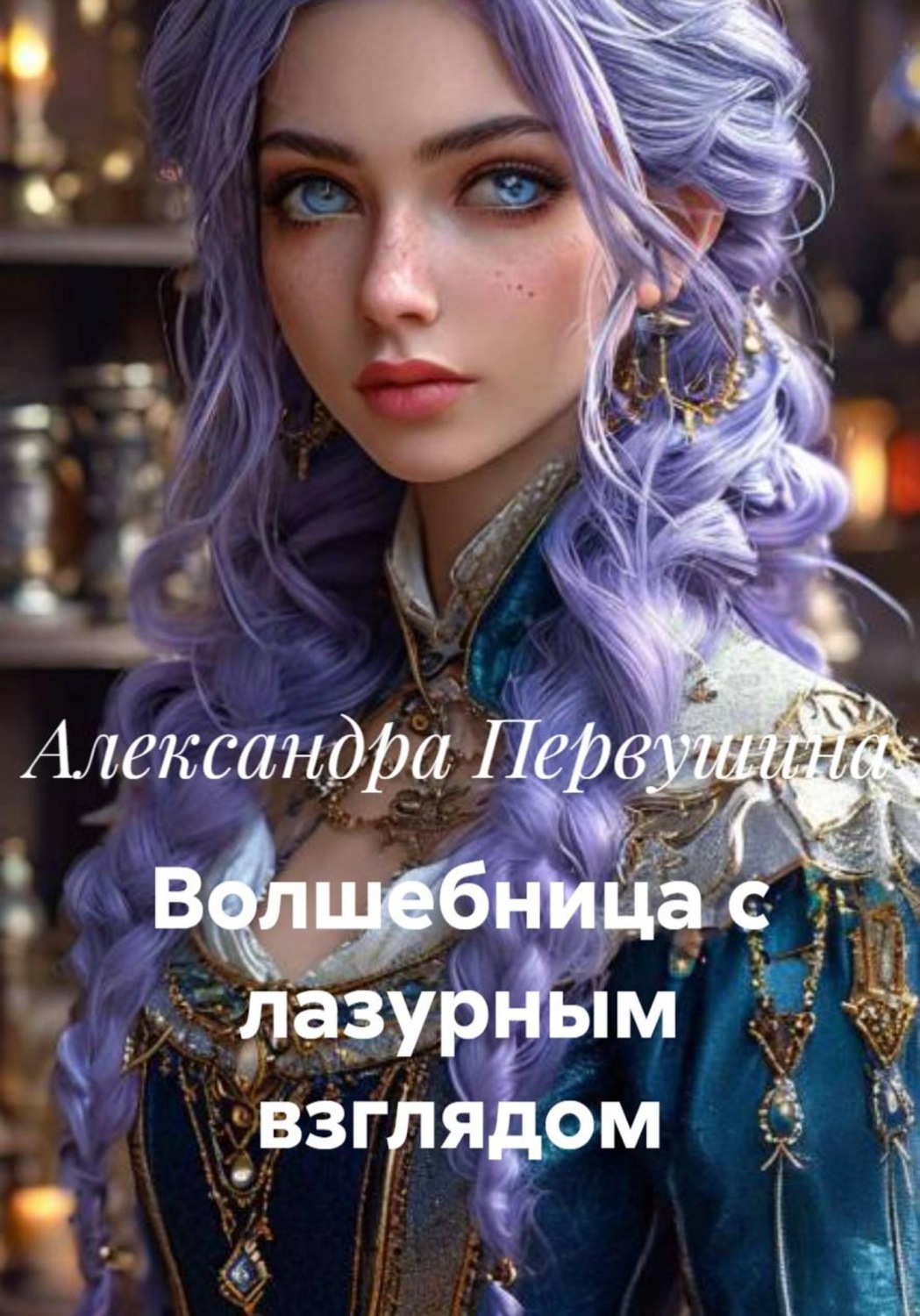 Обложка книги «Волшебница с лазурным взглядом»