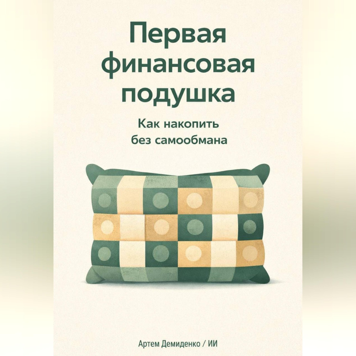 Обложка книги «Первая финансовая подушка: Как накопить без самообмана»