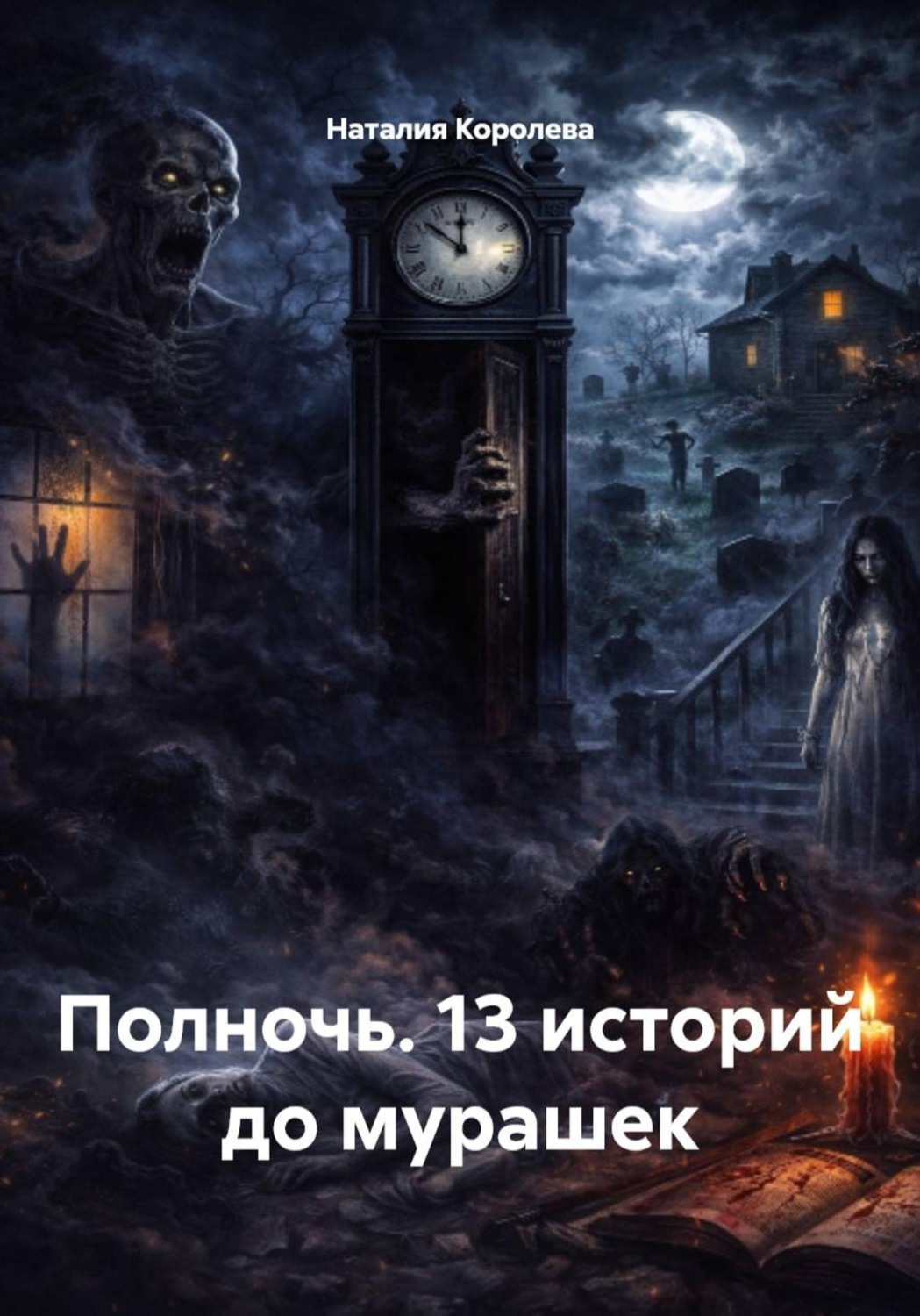 Обложка книги «Полночь. 13 историй до мурашек»