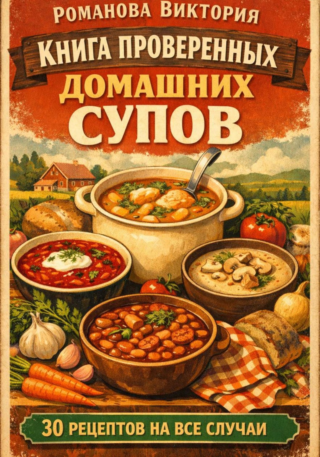 Обложка книги «Книга проверенных домашних супов»